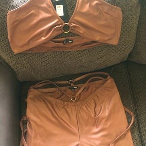 Fashion Nova Caught Out There Legging Set (1X)